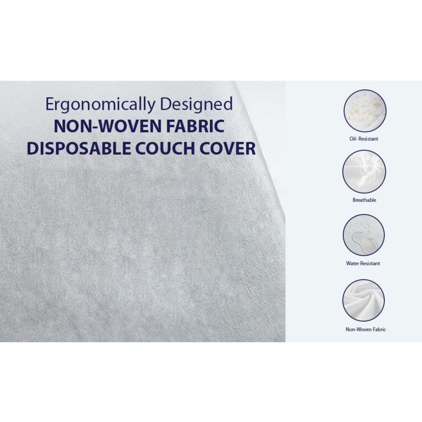 Disposable Massage Table Sheets – Non-Woven Fitted Couch Covers for Massage, Beauty Therapy, Spa & Clinics